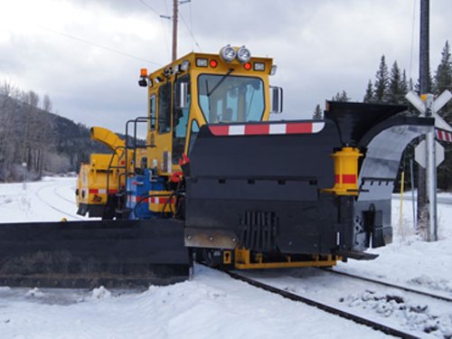 International snow plow.