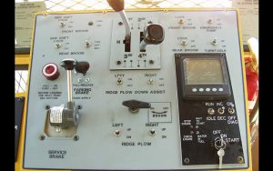 KDB 600 cab controls and panel.
